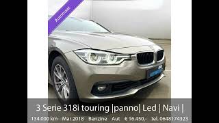 BMW 3 serie 318i touring panno Led  Navi [upl. by Holly-Anne]