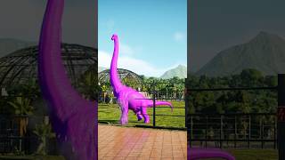 Brachiosaurus Colors amp Pink Indominus dinosaur jurassicworld shorts [upl. by Florida958]