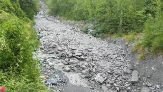 Debris Flow  Lave torrentielle  Le Claret  6 Août 2018 [upl. by Boycie]