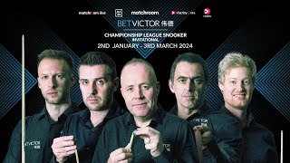 WATCH LIVE  2024 CHAMPIONSHIP LEAGUE SNOOKER  INVITATIONAL  TABLE 2 [upl. by Nyrrad]