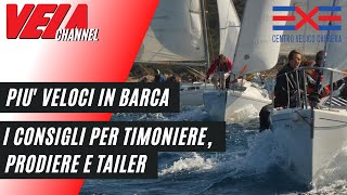 Andare più veloci in barca a vela  Consigli per Timoniere Prodiere e Tailer dal Supercorso Caprera [upl. by Muryh]