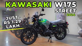 2024 Kawasaki W175 Street  Detailed Review  Cheapest Kawasaki in India 😲 kawasakiw175 [upl. by Rivy]