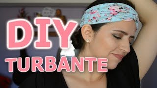 COMO HACER TURBANTE DIADEMA I DIY [upl. by Anerok211]