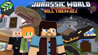 JURASSIC WORLD FALLEN KINGDOM MUSICAL MINECRAFT VERSION [upl. by Zurek]