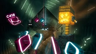 C418  Cat Caution amp Crisis Remix  Beat Saber Custom Level [upl. by Ridgley]