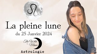 La pleine lune de janvier 2024  En signe du Lion [upl. by Petersen]