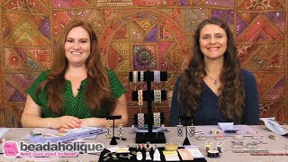 Beadaholique Live Class Bead Looming 101 featuring the Beadalon Jewel Loom Part 1 [upl. by Weksler128]