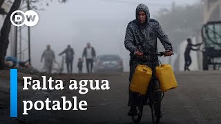 Escasez de agua potable agrava crisis humanitaria en Franja de Gaza [upl. by Feinleib]