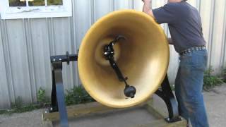 40 IN STEEL ALLOY BELL DEMO MADE BY THE CS BELL CO HILLSBORO OHIO [upl. by Ailisec765]