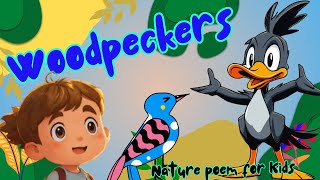 quotWoodpeckersquot Song  Woodpecker Tap on the old oak tree  Kids Education SongKidSparkyb6ex [upl. by Oinegue758]