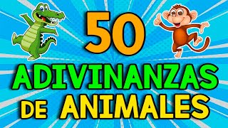 50 Adivinanzas DE ANIMALES Para NIÑOS [upl. by Alliber580]