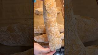 Easiest Baguette Recipe 😍 baking bread easyrecipe [upl. by Eyllib]