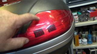 V46 Givi Top Box Hyper Light Install Info [upl. by Fogg]