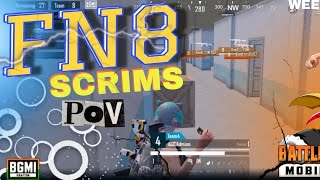 FN8 FREE SCRIMS WEEK 1 DAY 7 ERANGEL POV scrims gaming pubgmobile bgis bmps [upl. by Esinnej570]