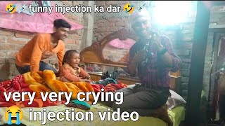 injection video baby crying on hip in hospital  injection vlog  daily vlogging injection video [upl. by Hewes]