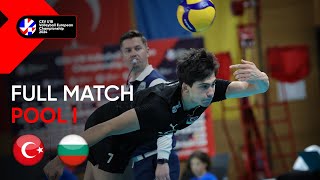 Full Match  Türkiye vs Bulgaria  CEV U18 Volleyball European Championship 2024  Men [upl. by Graybill865]