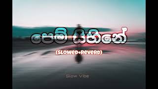 Pem sihine slowedreverb song SlowVibe99 [upl. by Nnairol]