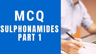 MCQ Sulphonamides sulphonamides sulfonamides mcq sulfonamide pharmaceutical chemistry [upl. by Simonetta]