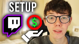 How To Set Up Donations On Twitch  Add Donation Button To Twitch [upl. by Dorris]