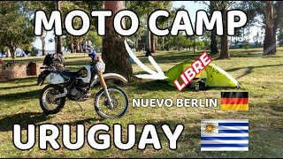 URUGUAY ACAMPE GRATIS EN NUEVO BERLIN LITORAL DEL RIO URUGUAY CAP1 DR 350 uruguay camping [upl. by Amethist477]