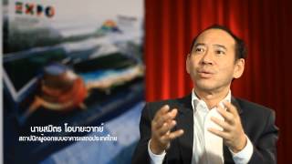 Interview Architect of Thailand Pavilion 2015 [upl. by Ayres]