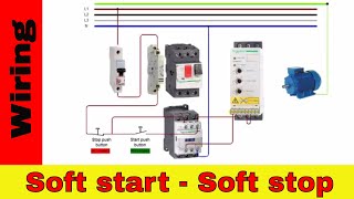 How to wire Soft Starter and contactor v1 [upl. by Wollis]