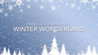 Winter Wonderland Piano Accompaniment [upl. by Warfeld969]