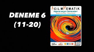 2020 Acil Rejenerasyon Deneme 6 1120 Matematik Çözümleri [upl. by Patrizio]