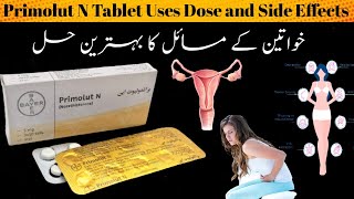 Primolut N Tablet Uses Dose and Side Effects in Urdu Hindi Norethisterone tablet dose and benefits [upl. by Burl882]