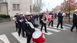 1 Cérémonie du 11 Novembre en Alsace 🇮🇩 [upl. by Aenej]