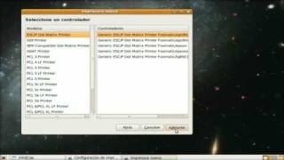 Ubuntu instalar Epson LX300 o matricial generica [upl. by Kal]