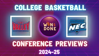 College Basketball  NCAA Basketball  Conference Previews  MVC  NEC  Team Grades [upl. by Macguiness285]