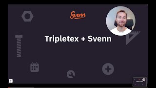 Intro til integrasjonen mellom Svenn og Tripletex [upl. by Marleah993]