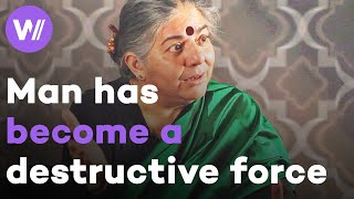 Vandana Shiva – Leading ecofeminist and antiglobalization activist  Thinking Existenz 310 [upl. by Adnilemre993]