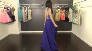 Crystal Embellished Prom Gown 91011  Jovani [upl. by Sivra]