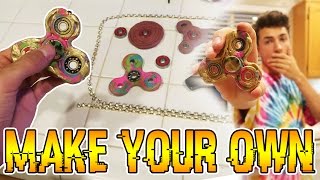 BEST FIDGET SPINNER FOR LESS THAN 3  EASY DIY CHEAP FIDGET SPINNER REVIEW [upl. by Adnoryt]