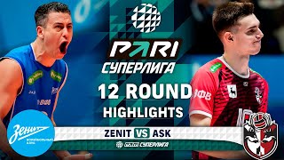 Zenit vs ASK  HIGHLIGHTS  12 Round  Pari SuperLeague 2025 [upl. by Gnak]