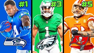 Ranking THE BEST NFL Jerseys For The 2024 Season [upl. by Drawde]