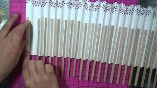 Make Your Own Hand Fan Tutorial [upl. by Nedloh]