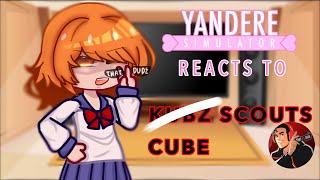 🔪 YANDERE SIMULATOR REACTS TO CUBE KUBZ SCOUTS  YTdondelion   dondelion [upl. by Ramsey172]