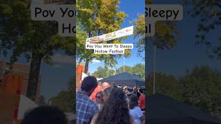 Sleepy Hollow Festival travel visit sleepyhallow festival halloween fyp foryou newyork ny [upl. by Grimaud]