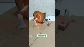 Air Power Experiment • Candle experiment tech fan youtubeshorts [upl. by Meehahs309]