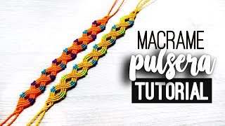 Pulsera Adn » 💎 tutorial  como hacer brazalete de hilo  diy ● Friendship Bracelet 128 [upl. by Rhona]