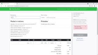 Kreiranje efakture u aplikaciji za elektronsko fakturisanje MojeRačun [upl. by Teloiv]