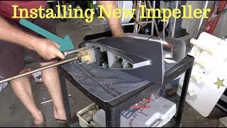 How To Replace A Water Pump Impeller Yamaha 90hp Outboard Motor [upl. by Namara]