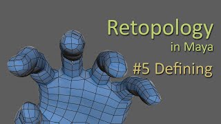 Retopology Quad Draw A Female 3D Model in Maya 5 Define [upl. by Ewer]