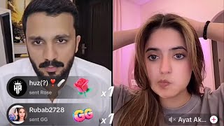 Rajab Butt VS Ayat Akbar TikTok live punishment match👈😱Rajab won 🏆 the match with high score 🏆 [upl. by Jennifer]