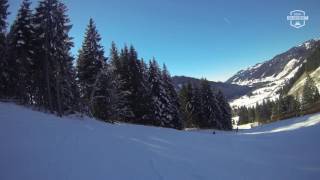 Skigebiet Balderschwang Kreuzleabfahrt an der Riedbergerhornbahn [upl. by Fulbright372]