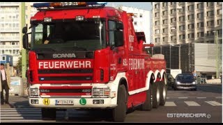 BF schleppt Bus ab  Feuerwehreinsatz Wien [upl. by Ellennod89]