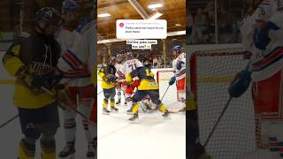 Was the reaction justified 😅🏒 hockey [upl. by Suirradal]